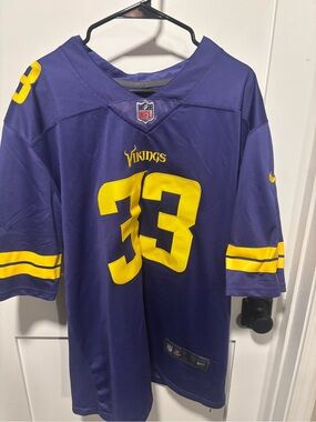 NFL Purple & Yellow Vikings Cook Team Jersey